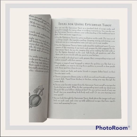 Epicurean Tarot Recipe Cards by Corrine Kenner 78 card tarot deck in stand box - Picture 5 of 8